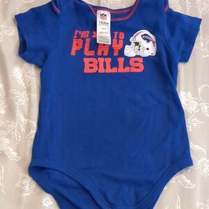 NFL Blue Play Bills Baby Bodysuit